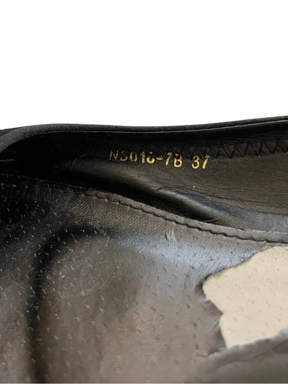 Tory Burch Reva Ballet Flats 7 Black Velvet Gold Medallion Logo Designer Office